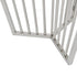 Libra Abington Stainless Steel Frame and Clear Glass Dining Table 200cm